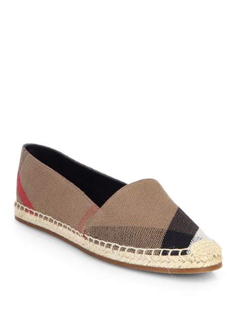 burberry hodgeson sale|Burberry Hodgeson Check Espadrille Flats on SALE .